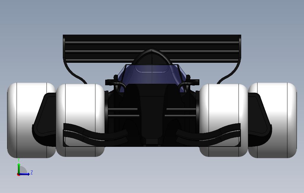 信仰F1汽车 左侧视图