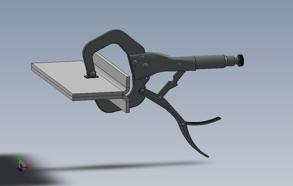 具有旋转焊盘的副握锁CClamp