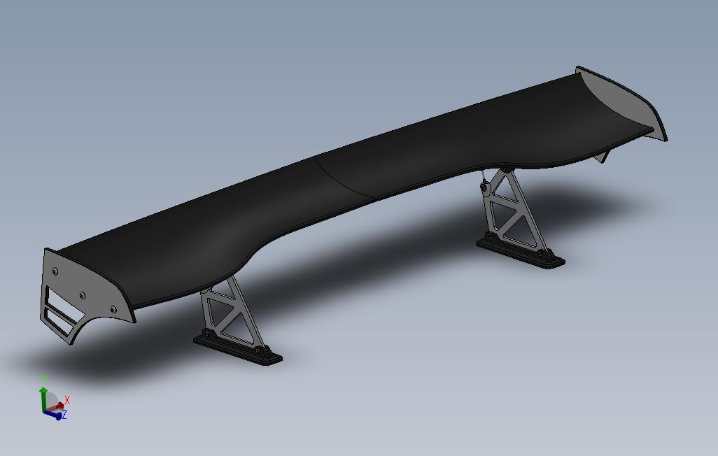 可调节碳纤维扰流板_spoiler_SOLIDWORKS 2013_模型图纸免费下载 – 懒石网