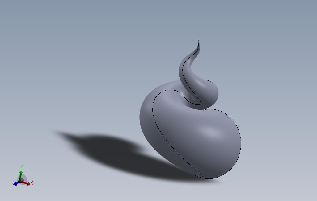 喇叭曲线复杂设计在solidworks