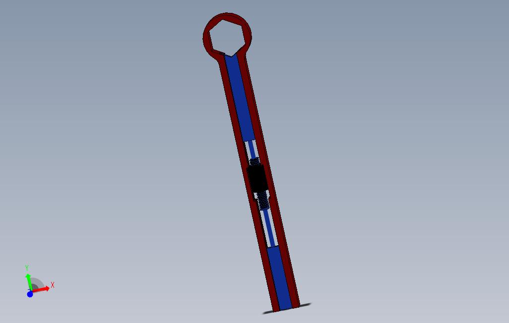 在SolidWorks中设计的扳手