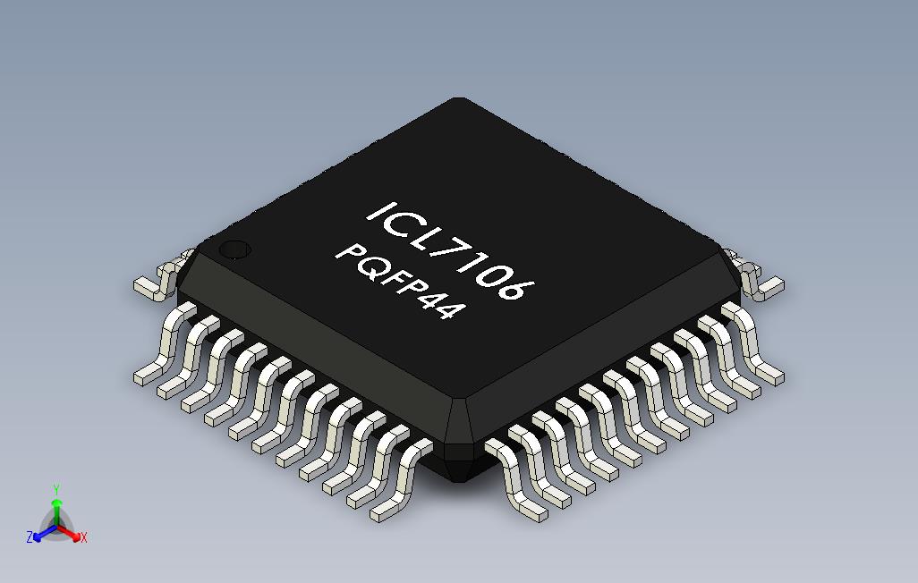 ICL7106外壳PQFP44