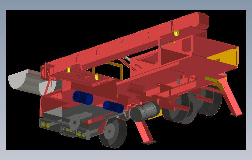 Tatra815起重机素描到SW教程