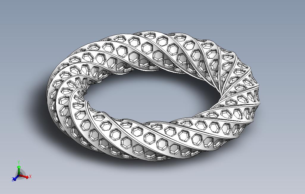 如何在SolidWorks2014中制作蜂窝状模式