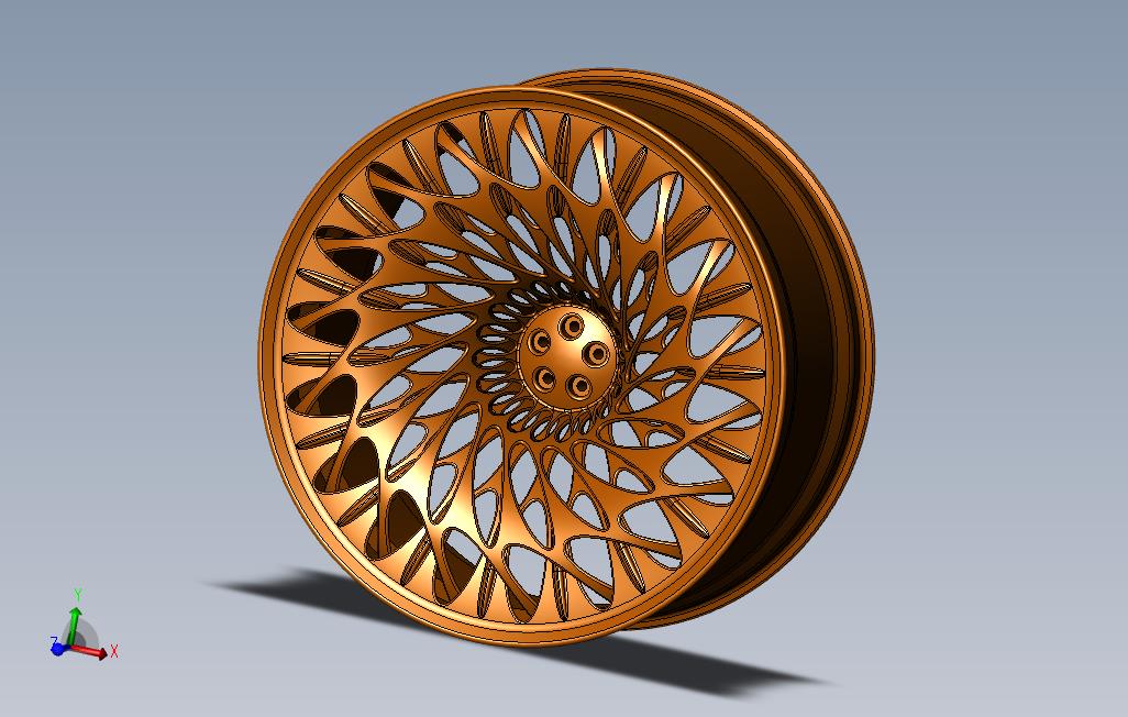 如何在SolidWorks中建模有机轮辋