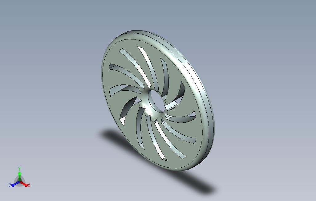 带圆形设计的磁盘3D