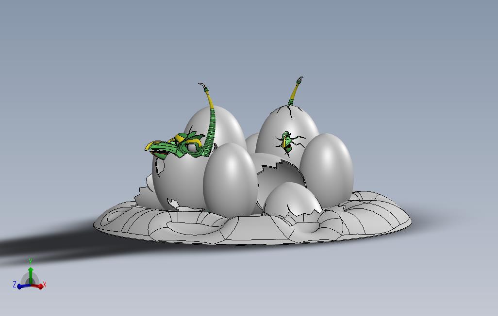 恐龙蛋孵化_hatching