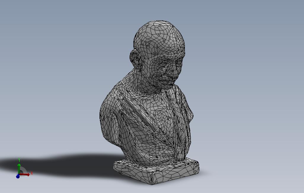 我的第一个3D扫描和巩固工作中的建模