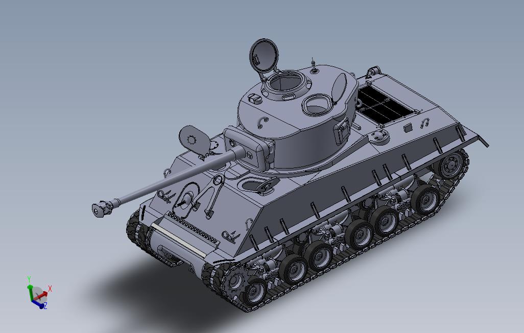 M4a3e8谢尔曼黑版