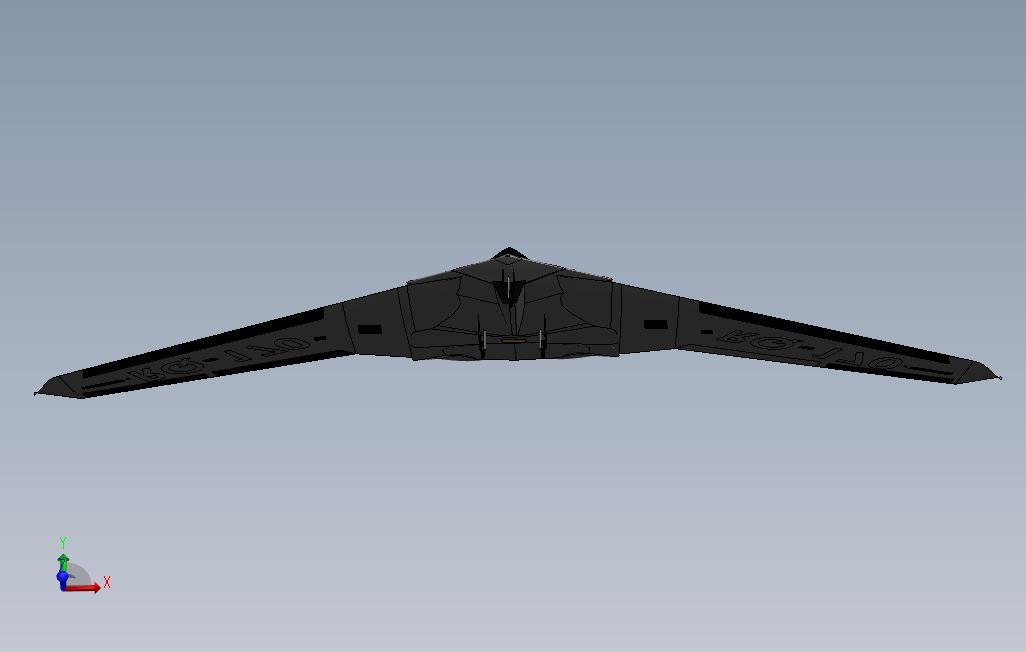 SolidWorks上的洛克希德MartinRQ170Sentinel