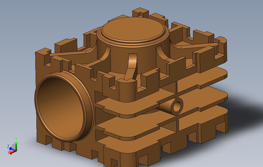 SolidWorks发动机部分