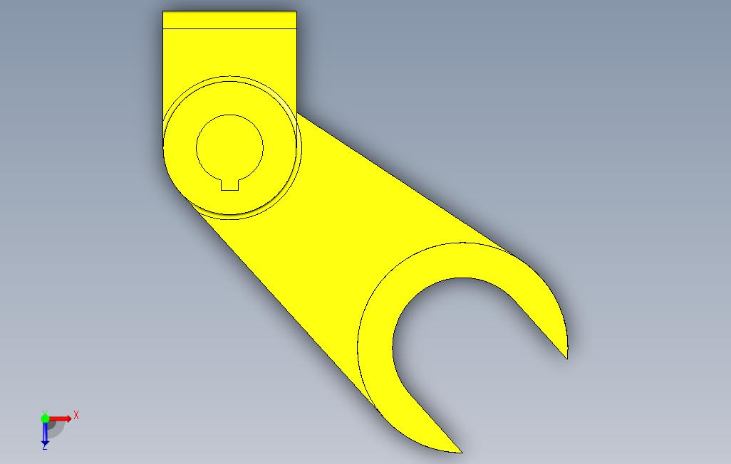 SolidWorks机械部件设计_23 俯视图