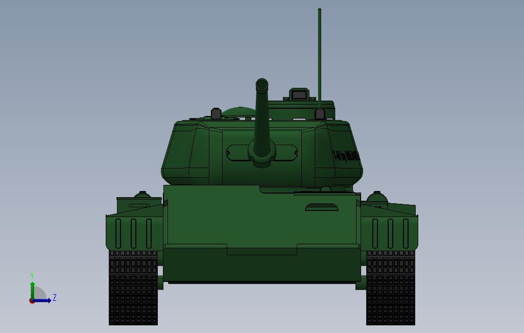 T44中坦克_SOLIDWORKS 2016_模型图纸免费下载 – 懒石网