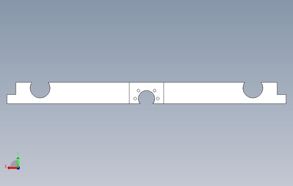 TonsenXCarriageBaseIGES和STEP格式 背面视图