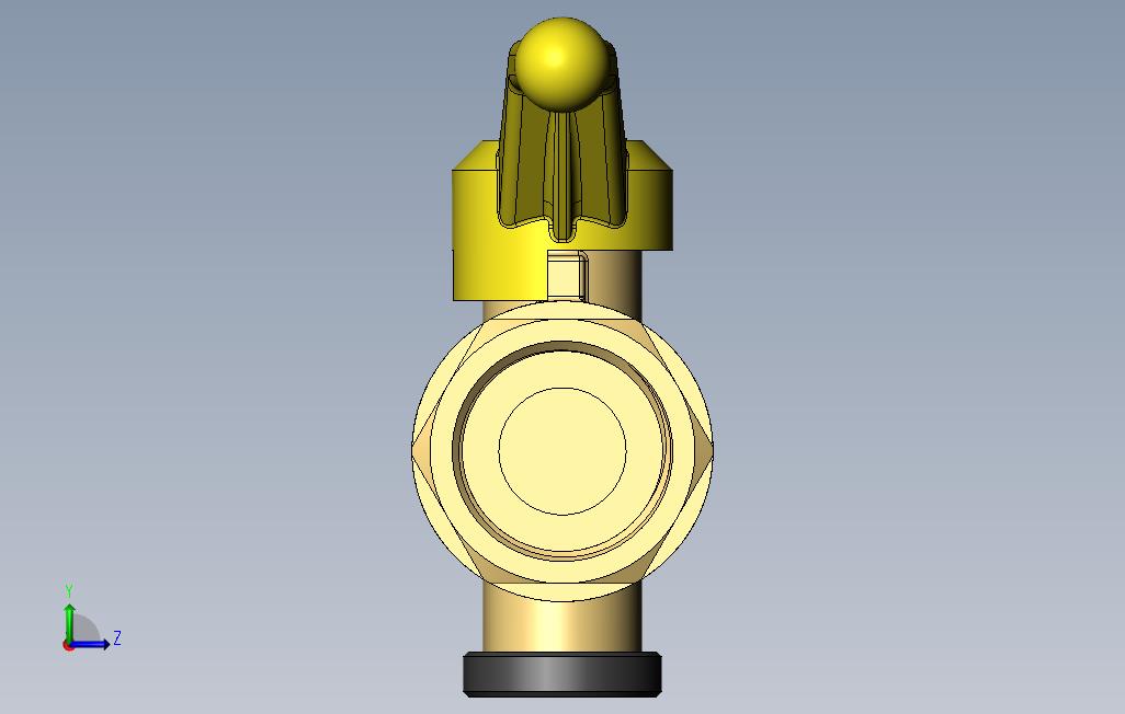 压力计的球阀_SOLIDWORKS 2018_模型图纸免费下载 – 懒石网