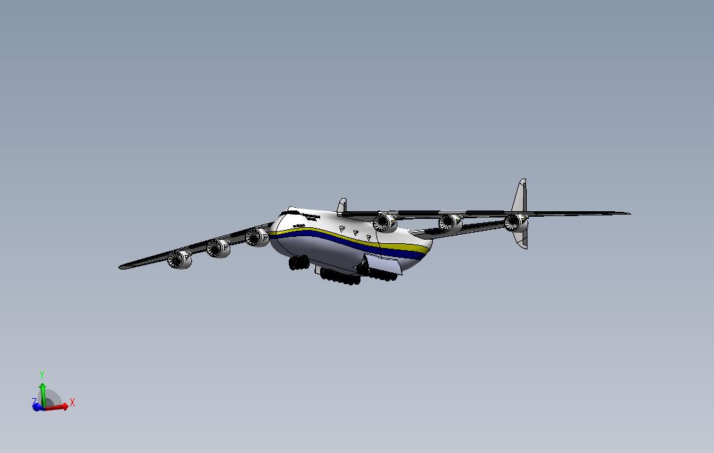 安东诺夫An225Mriya在SolidWorks上