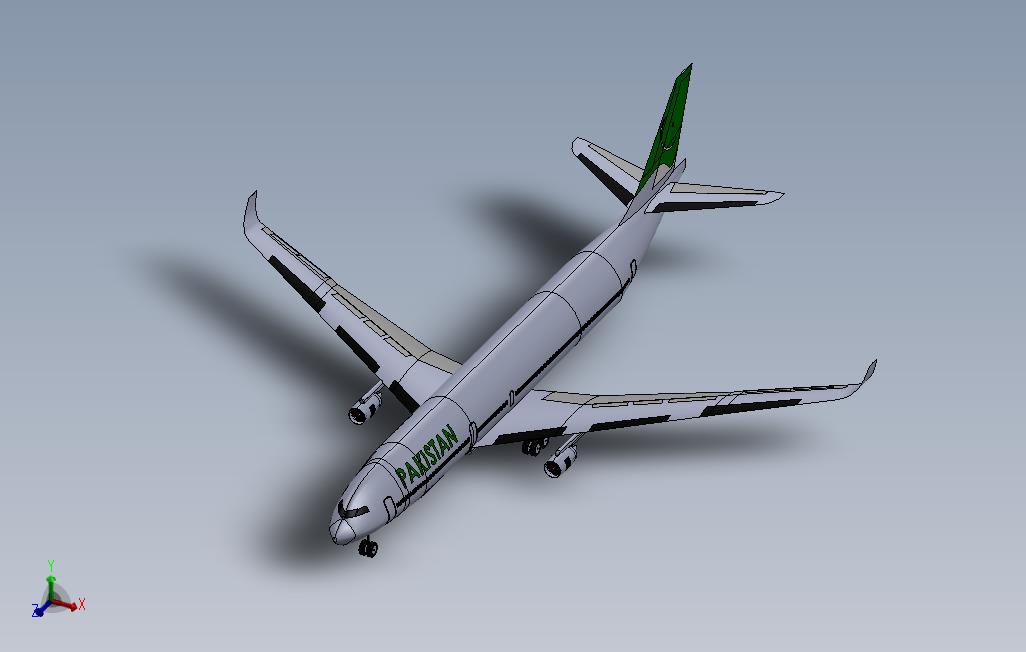 巴基斯坦装备的SolidWorks空中客车A330200
