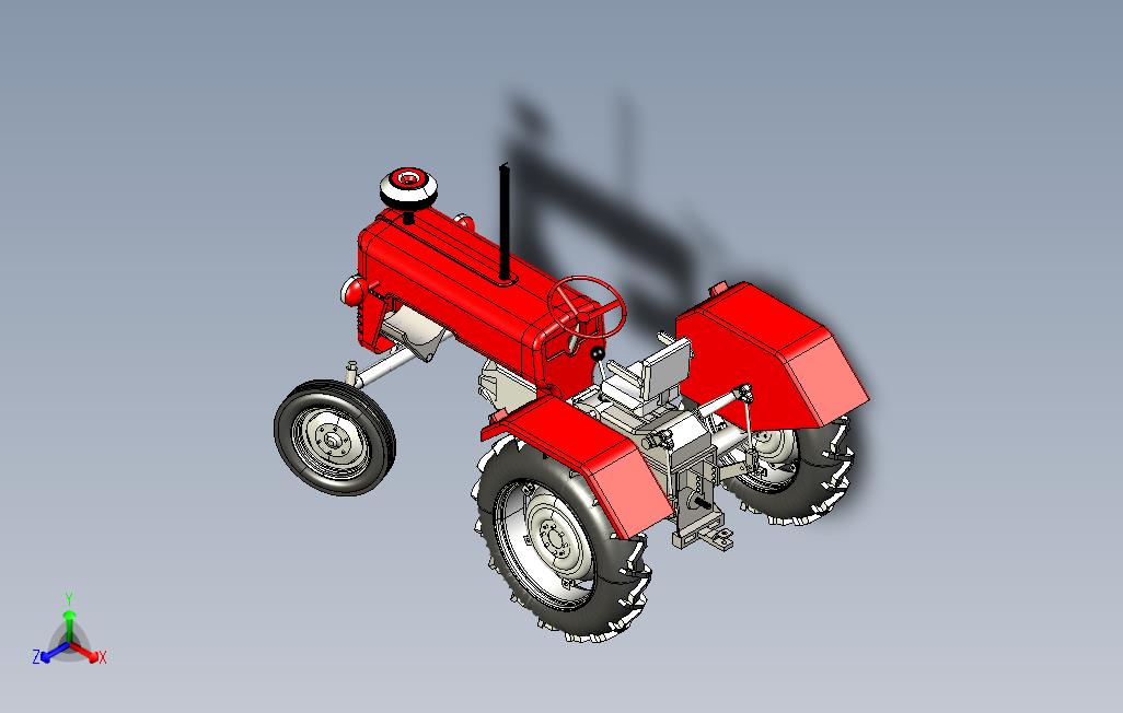 拖拉机3D模型_1