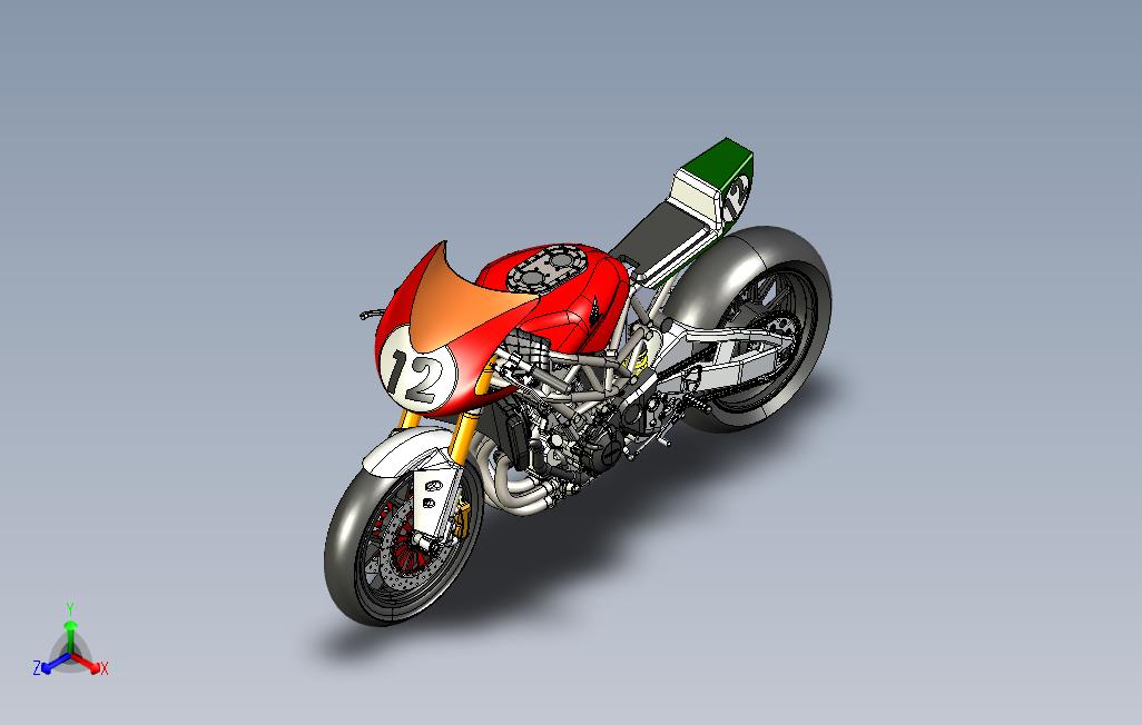 2022新型号本田赛车套件954概念摩托车CBRCBR1000RRCafeRacer项目