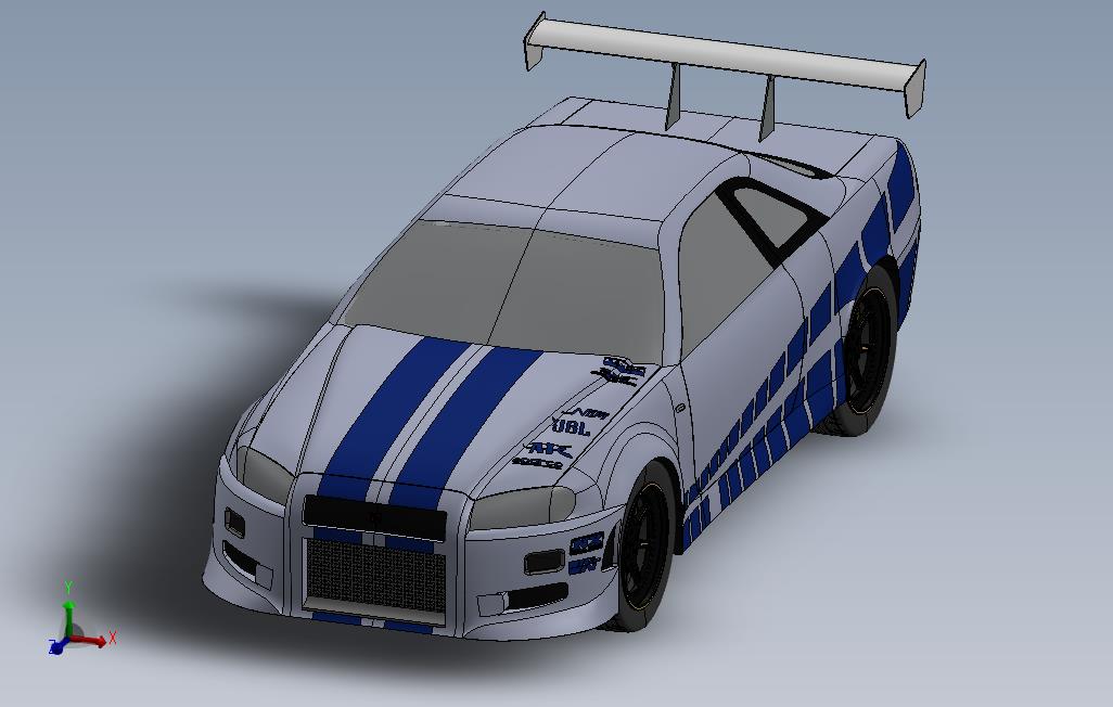 日产SkylineGTRR34PaulWalkerEdition