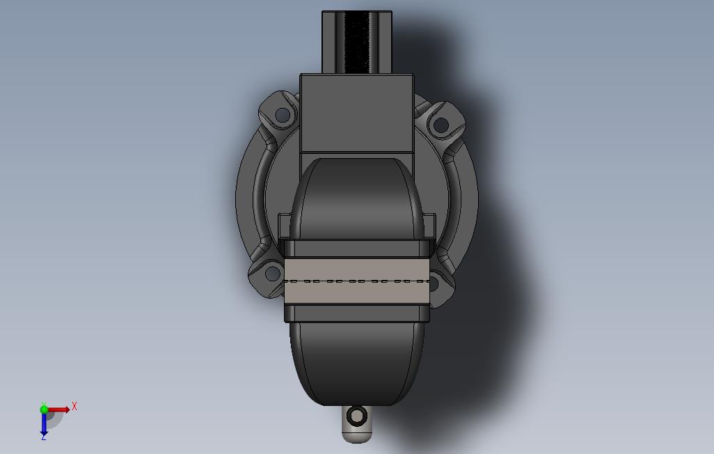 SolidWorksTutorial为初学者EX77vise 俯视图