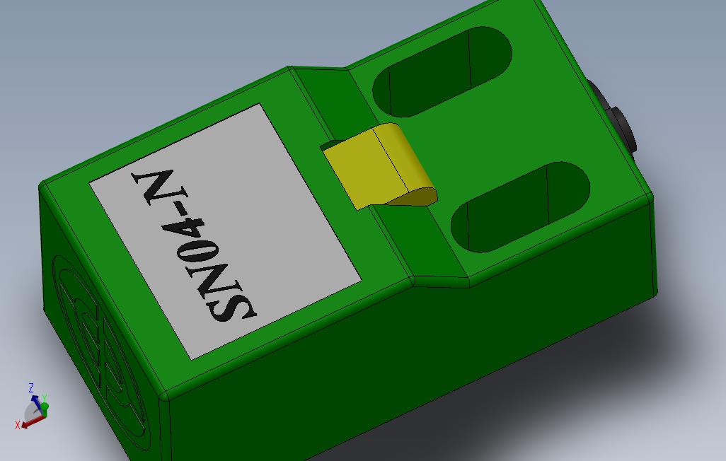 SN04N接近传感器_SOLIDWORKS 2010_模型图纸免费下载 – 懒石网
