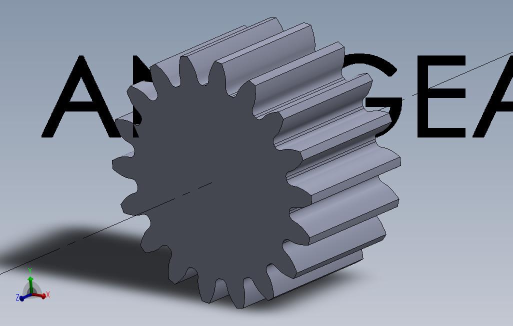 SpurGear18齿Modul2