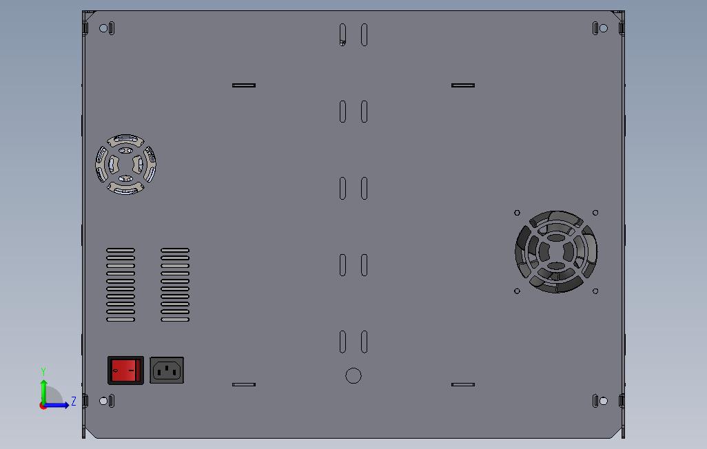 FDM3D打印机核心XY 左侧视图