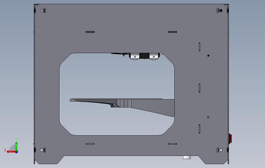 FDM3D打印机核心XY 背面视图