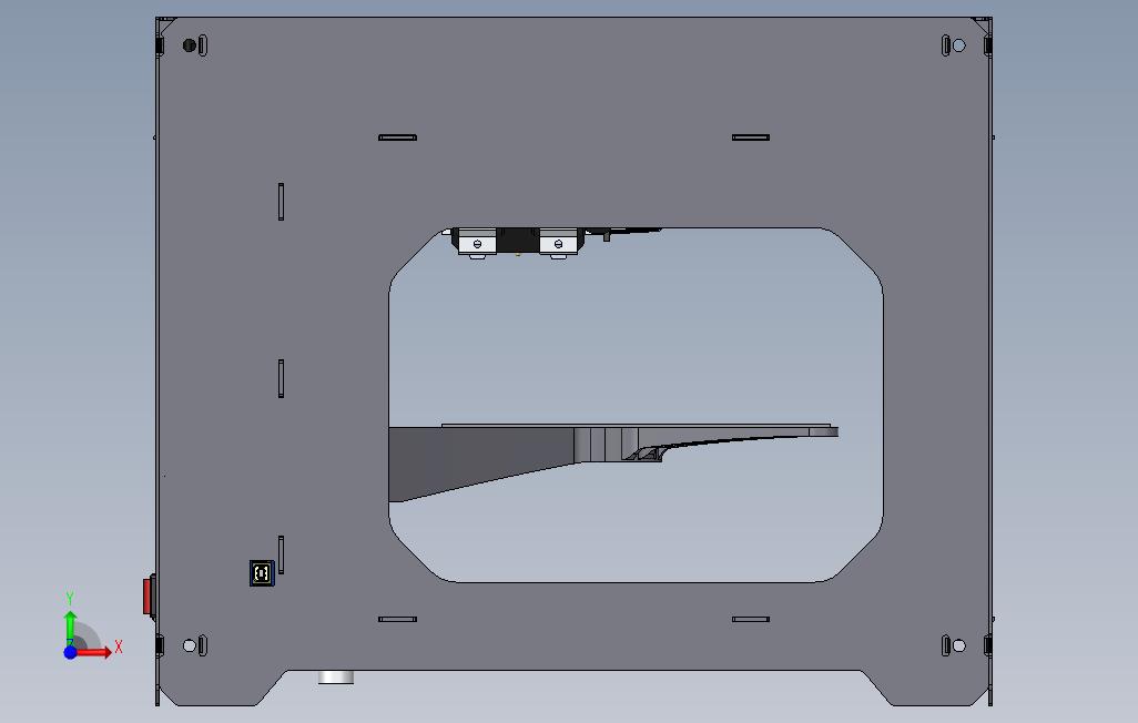 FDM3D打印机核心XY 正面视图