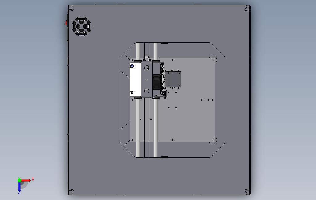 FDM3D打印机核心XY 俯视图