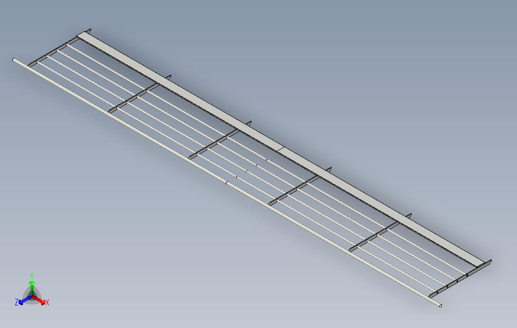 带有部分的铁路参数栏杆Topsolid7