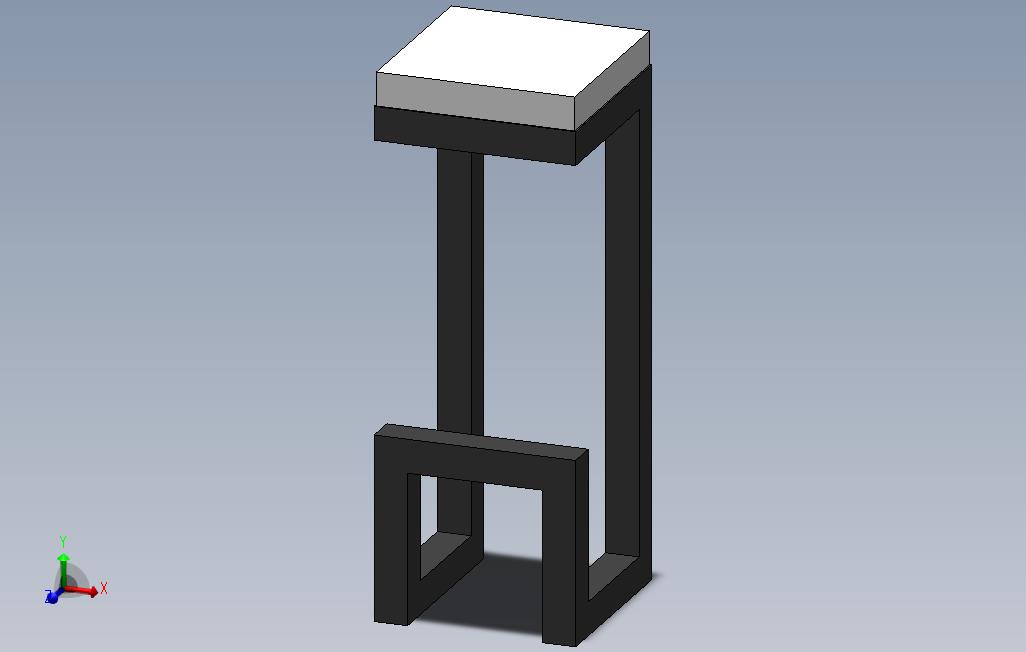 木材和金属Barstool
