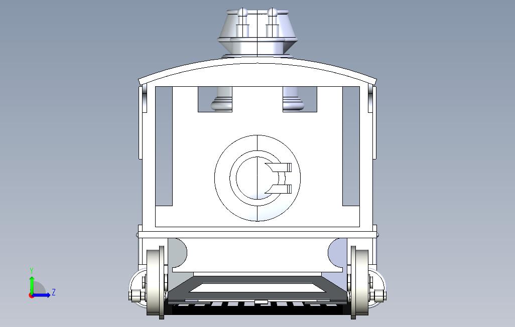 机车_locomotive 左侧视图
