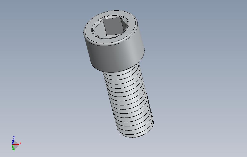 标准M12X30螺栓D3D可打印