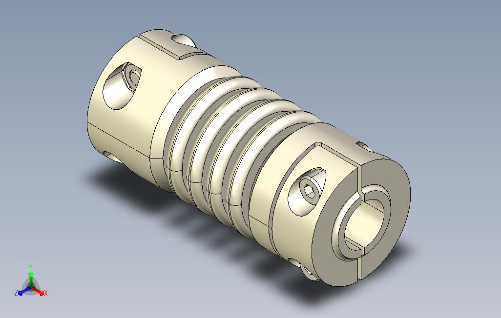 波纹管联轴器3D打印