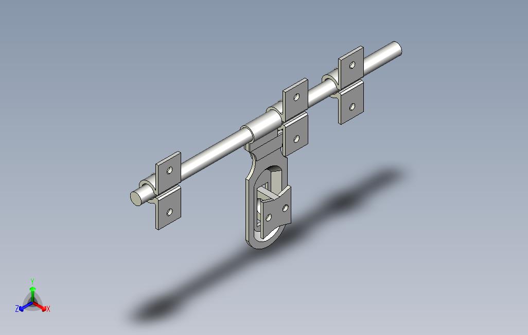 滑动闩锁组件_assembly