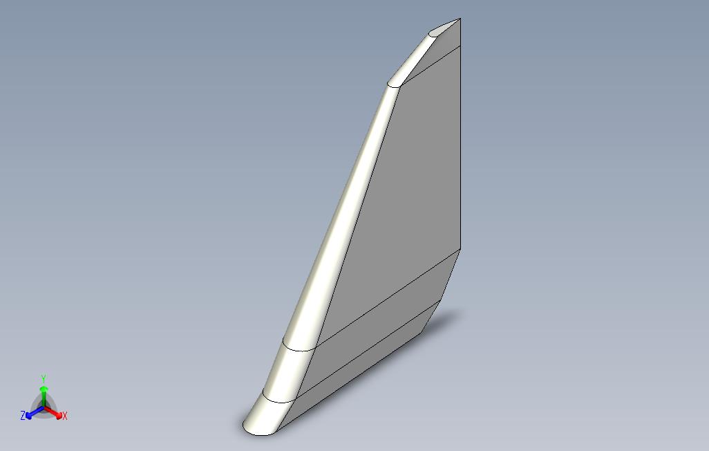 火箭翅空气箔翼在Freecad