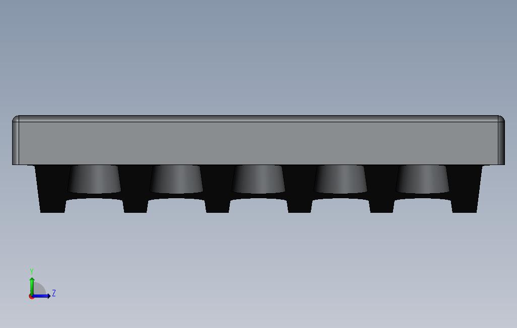 烤箱Grate5350x150x30mm 左侧视图