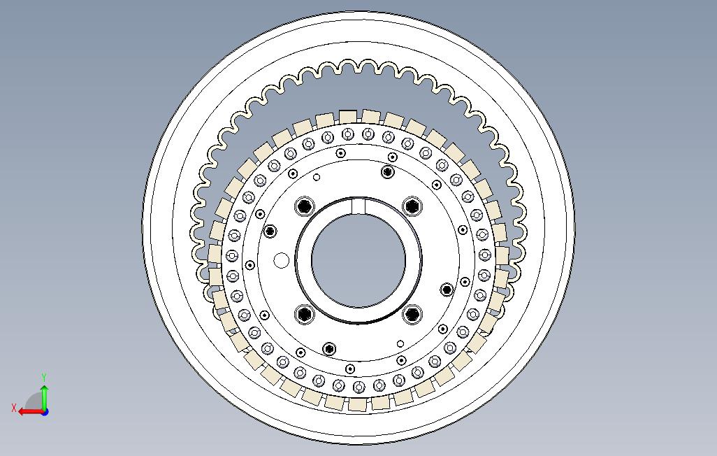 焦糖模具糖果模具 背面视图