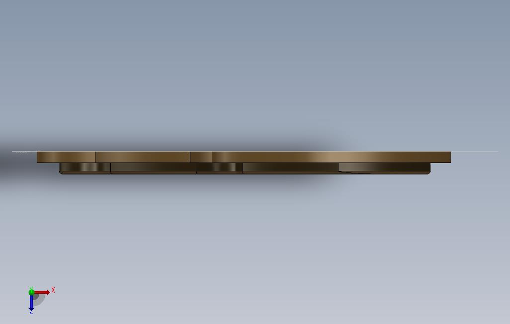 狮子王标志摘要使用在solidworks的自动追踪工具 俯视图
