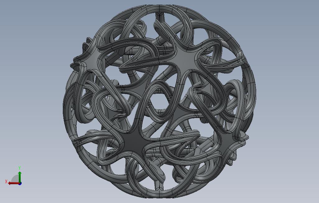球绘图测试 背面视图