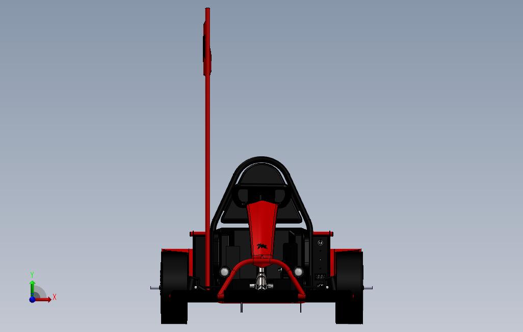 电动kart_12 正面视图