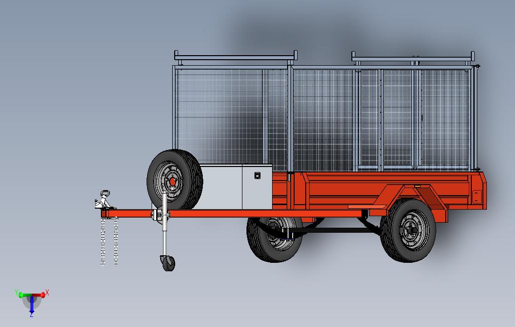 盒车拖车8x5