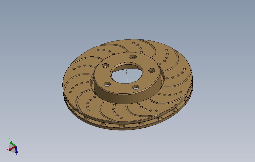 盘式制动器开槽钻孔