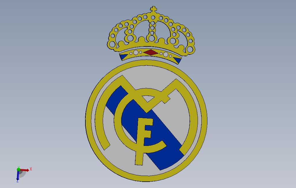 真正的马德里CF徽章