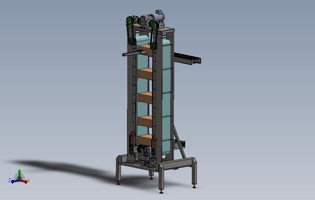 箱电梯_SOLIDWORKS 2013_模型图纸免费下载 – 懒石网