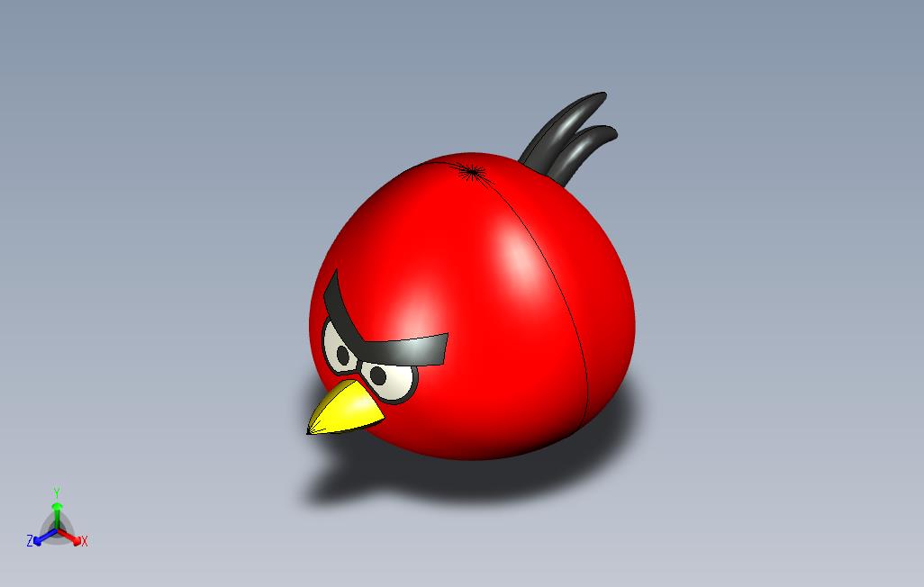 红愤怒的鸟