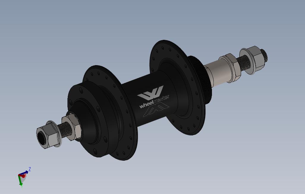 自行车后轮轮毂车轮大师MT300036H