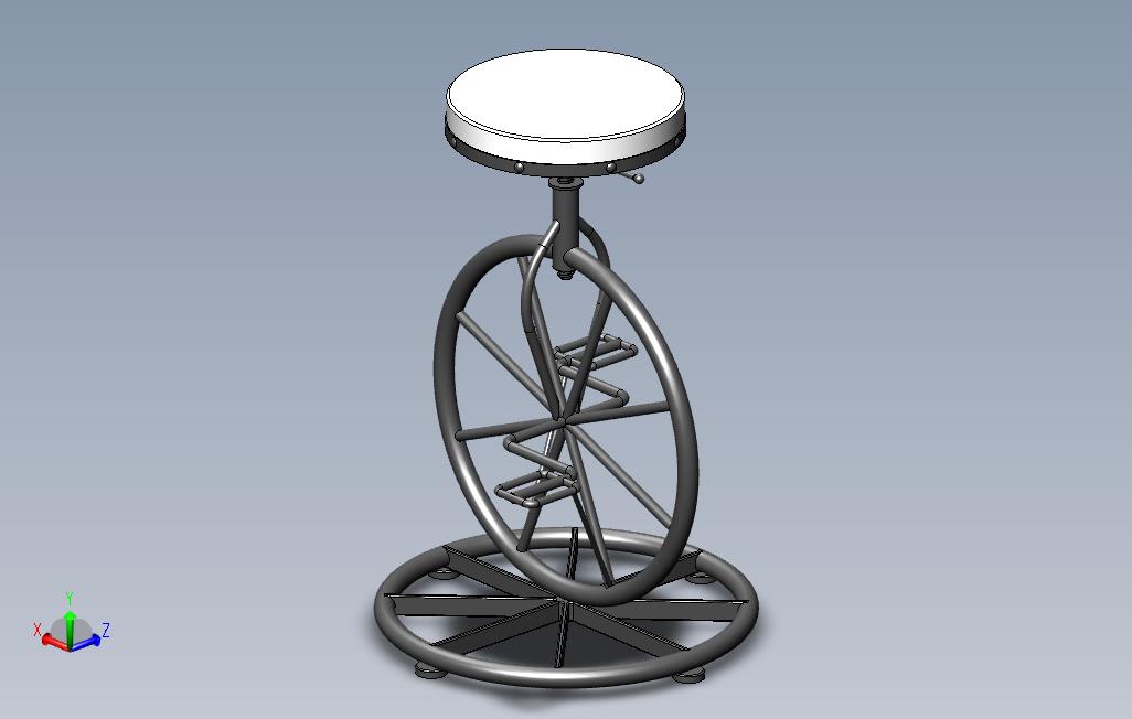 自行车车轮吧台凳